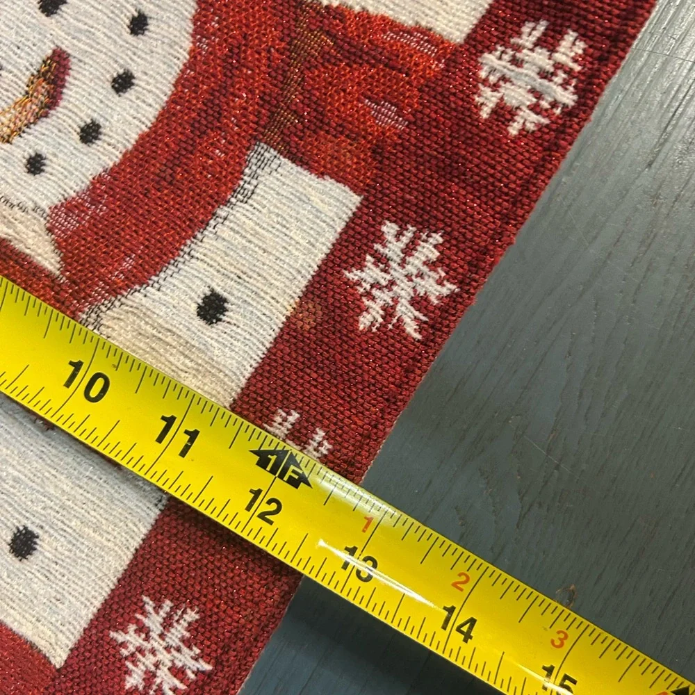 St. Nicholas Square Snowman Placemats - Red, White, Green (Set of 3)
